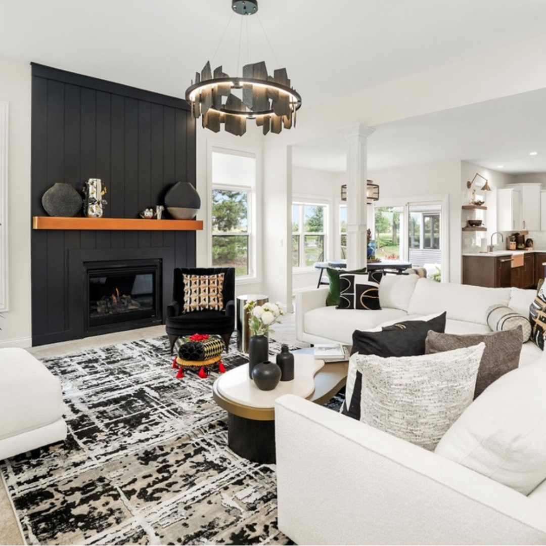 Living Room Interior Decorator North Aurora, IL