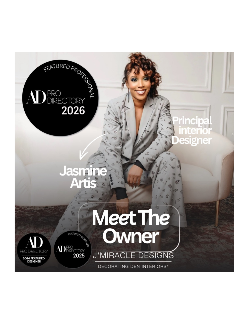Jasmine Artis - Black Interior Designer Chicago, IL