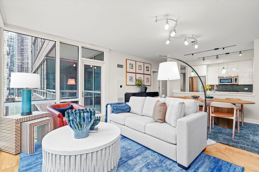 Chicago Open Concept Living Room